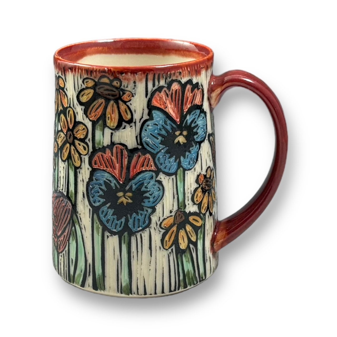 Tall Bloom Mug – Earth and Empathy Ceramics